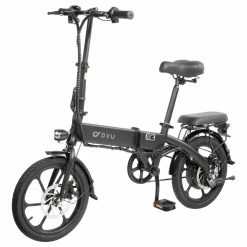 DYU A1F Electric City Bike 16 Inch Folding E- Bike 250W Motor 25Km/h 7.5Ah 36V Battery Black 9 DYU A1F Electric City Bike 16 Inch Folding E- Bike 250W Motor 25Km/h 7.5Ah 36V Battery Black -Sports Shop DYU A1F Electric Folding Bike 16 Inch 250W Black 507194 1