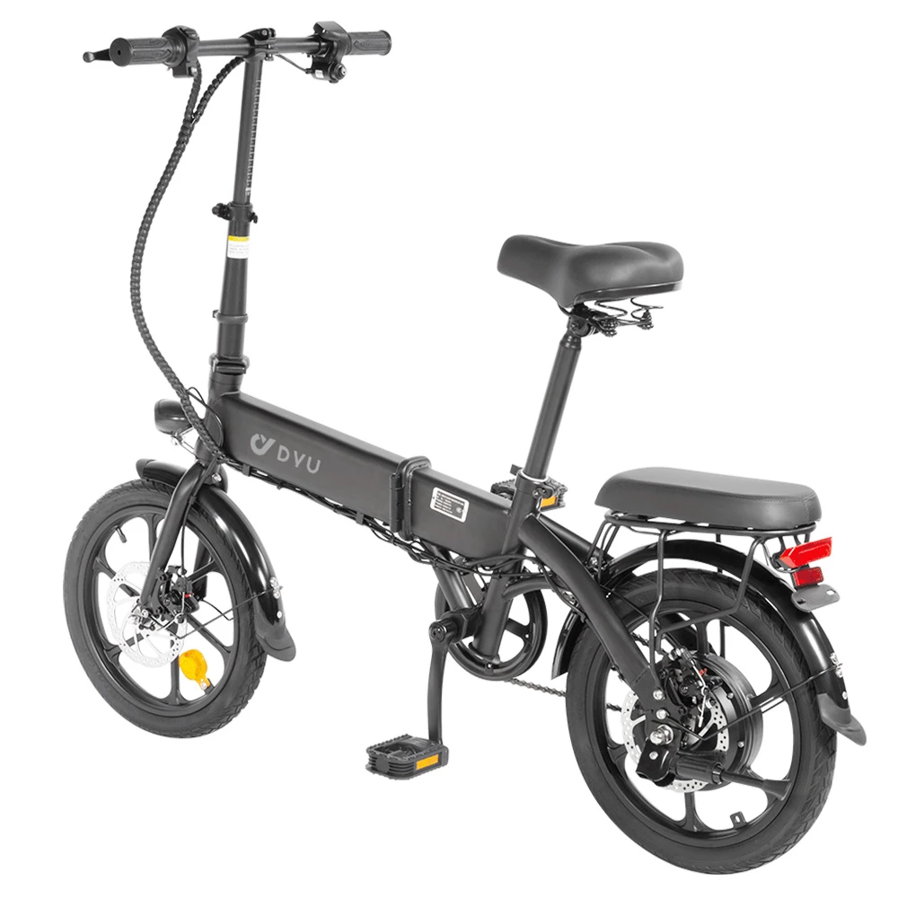 DYU A1F Electric City Bike 16 Inch Folding E- Bike 250W Motor 25Km/h 7.5Ah 36V Battery Black 5 DYU A1F Electric City Bike 16 Inch Folding E- Bike 250W Motor 25Km/h 7.5Ah 36V Battery Black - Image 3