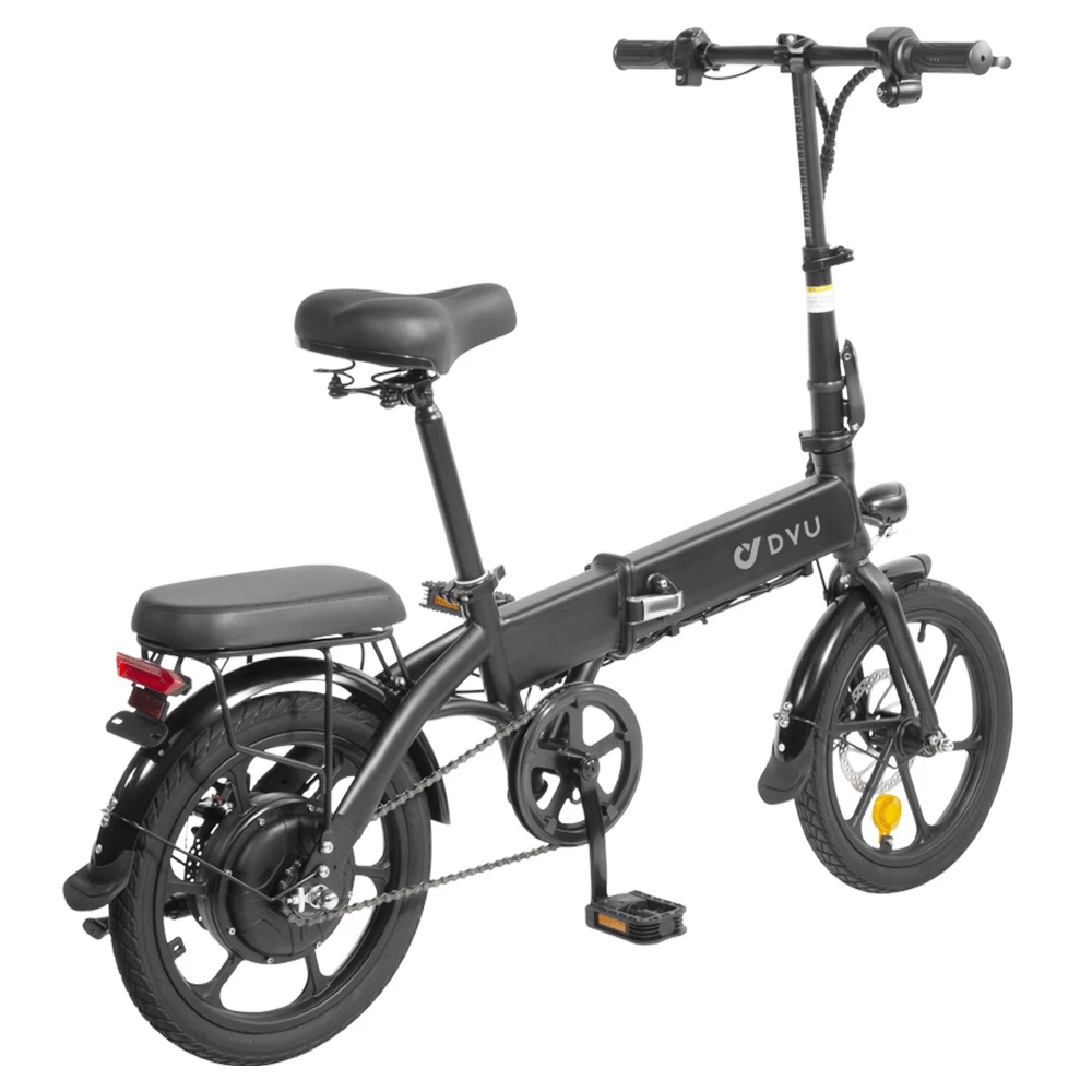 DYU A1F Electric City Bike 16 Inch Folding E- Bike 250W Motor 25Km/h 7.5Ah 36V Battery Black 6 DYU A1F Electric City Bike 16 Inch Folding E- Bike 250W Motor 25Km/h 7.5Ah 36V Battery Black - Image 4