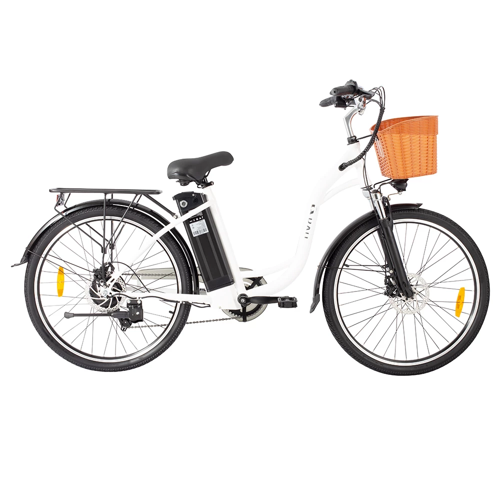 DYU C6 Electric Bicycle 350W Motor Max Speed 25km/h 36V 12.5AH 70km Max Range - White 3 DYU C6 Electric Bicycle 350W Motor Max Speed 25km/h 36V 12.5AH 70km Max Range - White