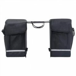 Double Bicycle Bag for Pannier Rack Waterproof 35 L Black -Sports Shop Double Bicycle Bag for Pannier Rack Waterproof 35 L Black 471012 3