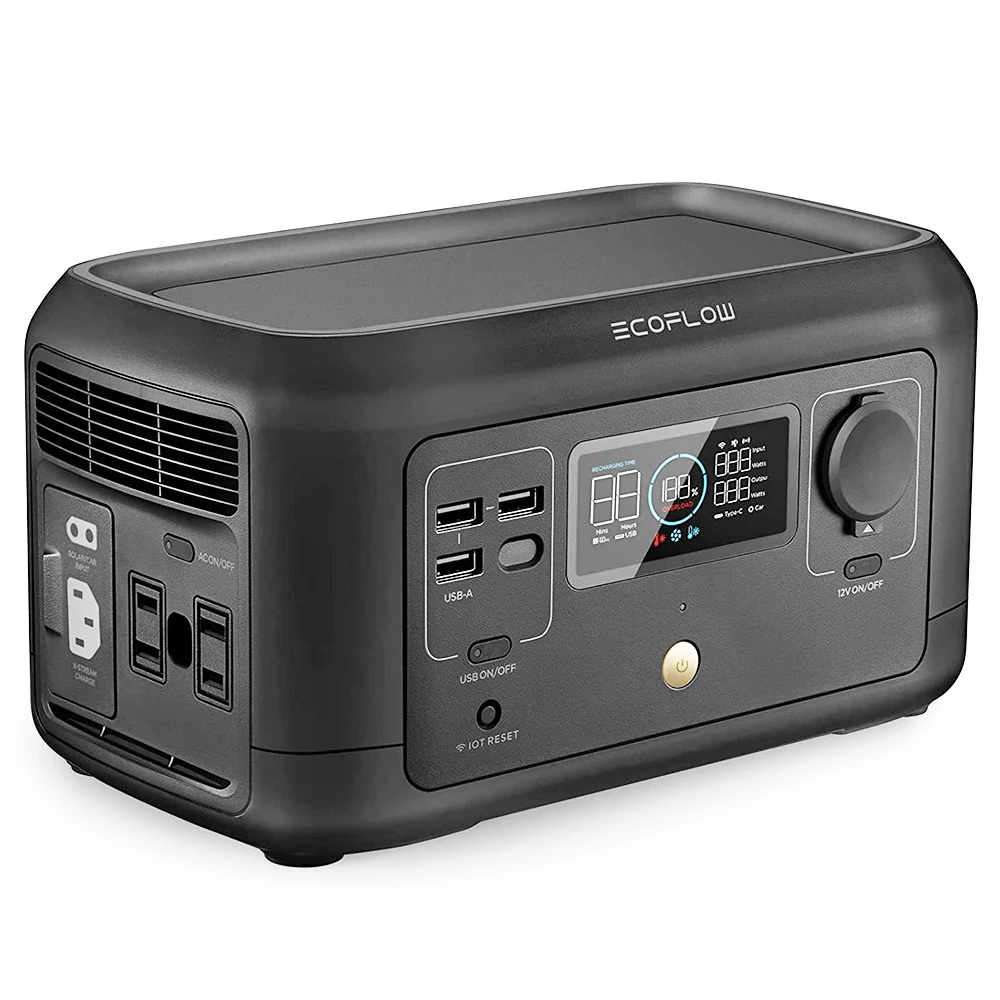 EcoFlow Portable Power Station RIVER mini 210Wh Backup Lithium Battery Fast Charging 110V/300W AC Outlets 3 EcoFlow Portable Power Station RIVER mini 210Wh Backup Lithium Battery Fast Charging 110V/300W AC Outlets