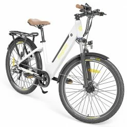 ELEGLIDE T1 STEP-THRU Electric Trekking Bike Trekking E-Bike 27.5 Inch CST Tires 36V 12.5AH Battery 250W Brushless Motor Shimano 7 Gears Max Speed 25Km/h Max Range 100KM Max Load 120KG IPX4 Waterproof Dual Disk Brake - White 11 ELEGLIDE T1 STEP-THRU Electric Trekking Bike Trekking E-Bike 27.5 Inch CST Tires 36V 12.5AH Battery 250W Brushless Motor Shimano 7 Gears Max Speed 25Km/h Max Range 100KM Max Load 120KG IPX4 Waterproof Dual Disk Brake - White -Sports Shop ELEGLIDE T1 STEP THRU Electric Bike 36V 12 5AH 250W MTB Bike 500405 3