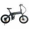 ENGWE C20 Folding Electric Bicycle 20 Inch Tire 250W Brushless Motor 36V 10.4Ah Battery 25km/h Max Speed - Black