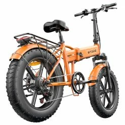 ENGWE EP-2 Pro 2022 Version Folding Electric Bike 20*4.0 Inch Fat Tire 750W Motor 35Km/h Max Speed 48V 13Ah Battery 150KG Max Load SHIMANO 7-Speed Gears Dual Disc Brake 100KM Range Mountain Beach Snow Folding Bicycle - Orange 9 ENGWE EP-2 Pro 2022 Version Folding Electric Bike 20*4.0 Inch Fat Tire 750W Motor 35Km/h Max Speed 48V 13Ah Battery 150KG Max Load SHIMANO 7-Speed Gears Dual Disc Brake 100KM Range Mountain Beach Snow Folding Bicycle - Orange -Sports Shop ENGWE EP 2 Folding Electric Moped Bicycle Orange 507611 3