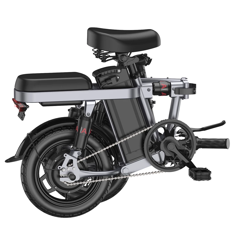 ENGWE T14 Folding Electric Bicycle 14 Inch Tire 350W Brushless Motor 48V 10Ah Battery 25km/h Max Speed - Grey 6 ENGWE T14 Folding Electric Bicycle 14 Inch Tire 350W Brushless Motor 48V 10Ah Battery 25km/h Max Speed - Grey - Image 4