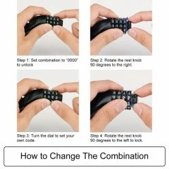 ENGWE Zinc Alloy Bicycle Lock One Foot -Sports Shop ENGWE Zinc Alloy Bicycle Lock One Foot 518346 2