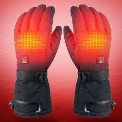 Electric Heating Gloves for Skating, Cycling Outdoor Activities, Rechargeable Thickened Gloves 5V 4000mAh Battery -Sports Shop Electric Heating Gloves for Skating Cycling Outdoor Activities 518163 4