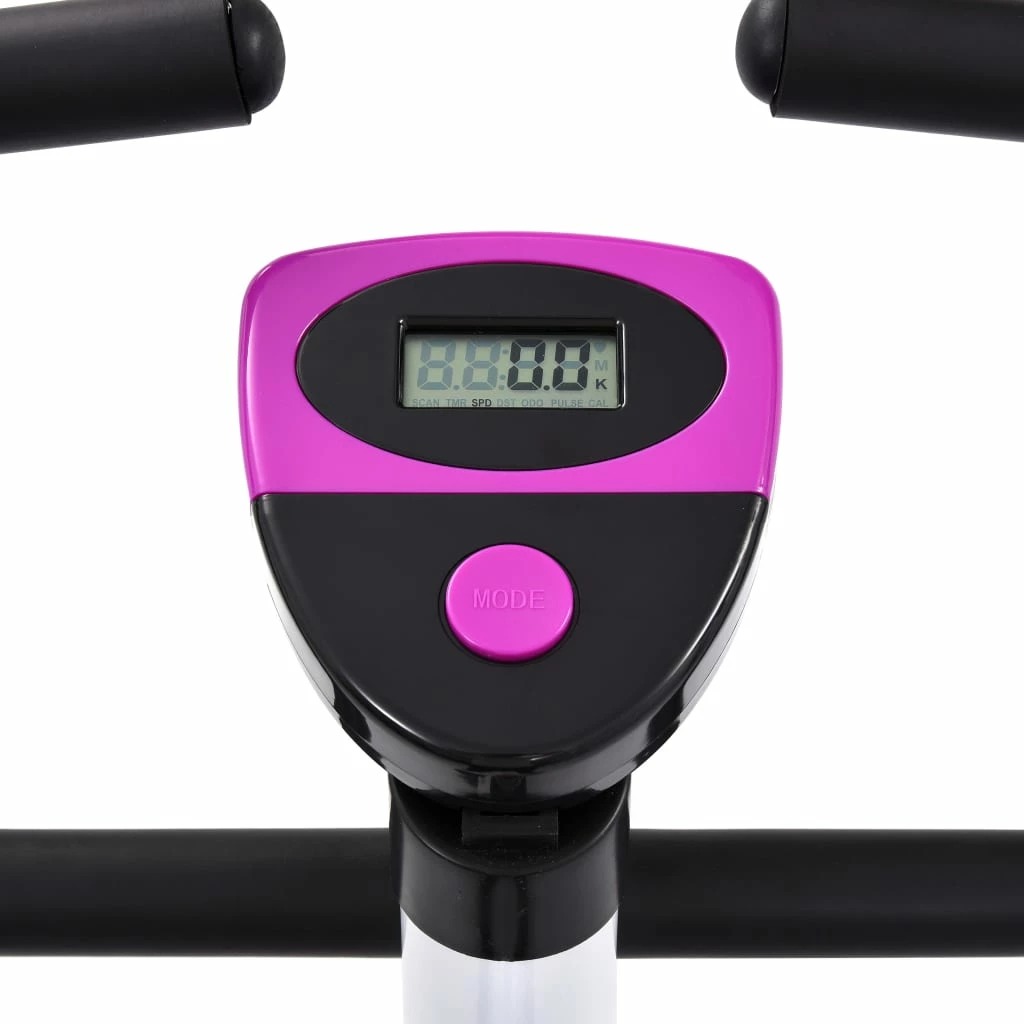 Exercise Bike with Belt Resistance Purple 8 Exercise Bike with Belt Resistance Purple - Image 6