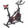Exercise Spinning Bike with Pulse Sensors Black and Red -Sports Shop Exercise Spinning Bike with Pulse Sensors Black and Red 427193 0