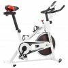 Exercise Spinning Bike with Pulse Sensors White and Red -Sports Shop Exercise Spinning Bike with Pulse Sensors White and Red 427164 0