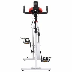 Exercise Spinning Bike with Pulse Sensors White and Red -Sports Shop Exercise Spinning Bike with Pulse Sensors White and Red 427164 4