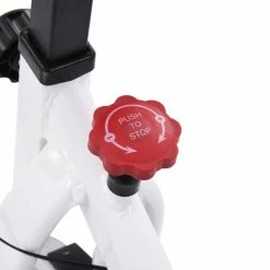 Exercise Spinning Bike with Pulse Sensors White and Red -Sports Shop Exercise Spinning Bike with Pulse Sensors White and Red 427164 5