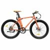 FAFREES F1 Electric Bike 250W Brushless Motor 25km/h Max Speed 9Ah Battery Shimano 7-Speed Transmission - Orange