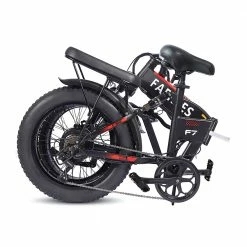 FAFREES F7 Folding Electric Bike 20*4.0 Chaoyang Fat Tires 750W Motor 35Km/h Max Speed Removable 48V 10Ah Lithium-Ion Battery 90KM Max Range Shimano 7-Speed Gears E-bike - Black -Sports Shop FAFREES F7 750W Electric Bike 516256 5