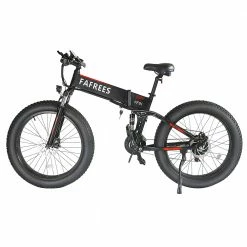 FAFREES FF91 Electric Folding Mountain Bike 26*4.0 Inch Fat Tire 1000W Motor 35Km/h Max Speed 48V 10Ah Battery Shimano 21 Speed 90KM Max Range Dual Disc Brake APP Control 10 FAFREES FF91 Electric Folding Mountain Bike 26*4.0 Inch Fat Tire 1000W Motor 35Km/h Max Speed 48V 10Ah Battery Shimano 21 Speed 90KM Max Range Dual Disc Brake APP Control -Sports Shop FAFREES FF91 1000W 26 Inch Fat Tire Electric Bike 504830 2