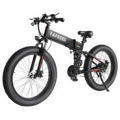 FAFREES FF91 Electric Folding Mountain Bike 26*4.0 Inch Fat Tire 1000W Motor 35Km/h Max Speed 48V 10Ah Battery Shimano 21 Speed 90KM Max Range Dual Disc Brake APP Control 11 FAFREES FF91 Electric Folding Mountain Bike 26*4.0 Inch Fat Tire 1000W Motor 35Km/h Max Speed 48V 10Ah Battery Shimano 21 Speed 90KM Max Range Dual Disc Brake APP Control -Sports Shop FAFREES FF91 1000W 26 Inch Fat Tire Electric Bike 504830 3