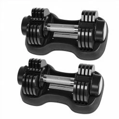 Fitness Dumbbell Sets Each With A 25-Pound Quick Adjustment And Weight Board Uses The Connecting Rod As A Barbell Exercise Two Note Black -Sports Shop Fitness dumbbell sets each with a 25 pound quick adjustment and weight board use the connecting rod as a barbell exercise black Note Two 457915 3