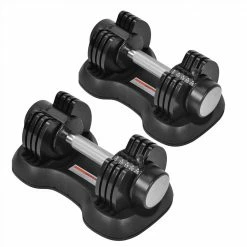Fitness Dumbbell Sets Each With A 25-Pound Quick Adjustment And Weight Board Uses The Connecting Rod As A Barbell Exercise Two Note Black -Sports Shop Fitness dumbbell sets each with a 25 pound quick adjustment and weight board use the connecting rod as a barbell exercise black Note Two 457915 5