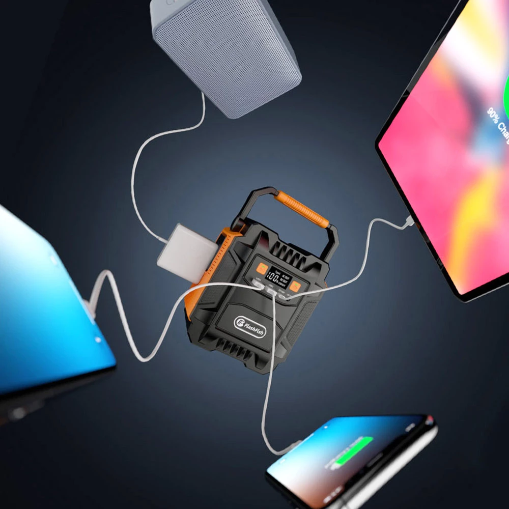 Flashfish A201 172WH 200W 220V Power Station + TSP 18V 100W Foldable Solar Panel Emergency Energy Kit With DC/USB Output 4 Flashfish A201 172WH 200W 220V Power Station + TSP 18V 100W Foldable Solar Panel Emergency Energy Kit With DC/USB Output - Image 2