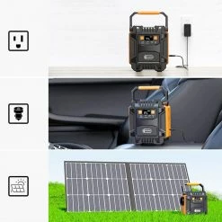 Flashfish A201 172WH 200W 220V Power Station + TSP 18V 100W Foldable Solar Panel Emergency Energy Kit With DC/USB Output 11 Flashfish A201 172WH 200W 220V Power Station + TSP 18V 100W Foldable Solar Panel Emergency Energy Kit With DC/USB Output -Sports Shop Flashfish A201 172WH Portable Power Station Solar Panel 516893 3