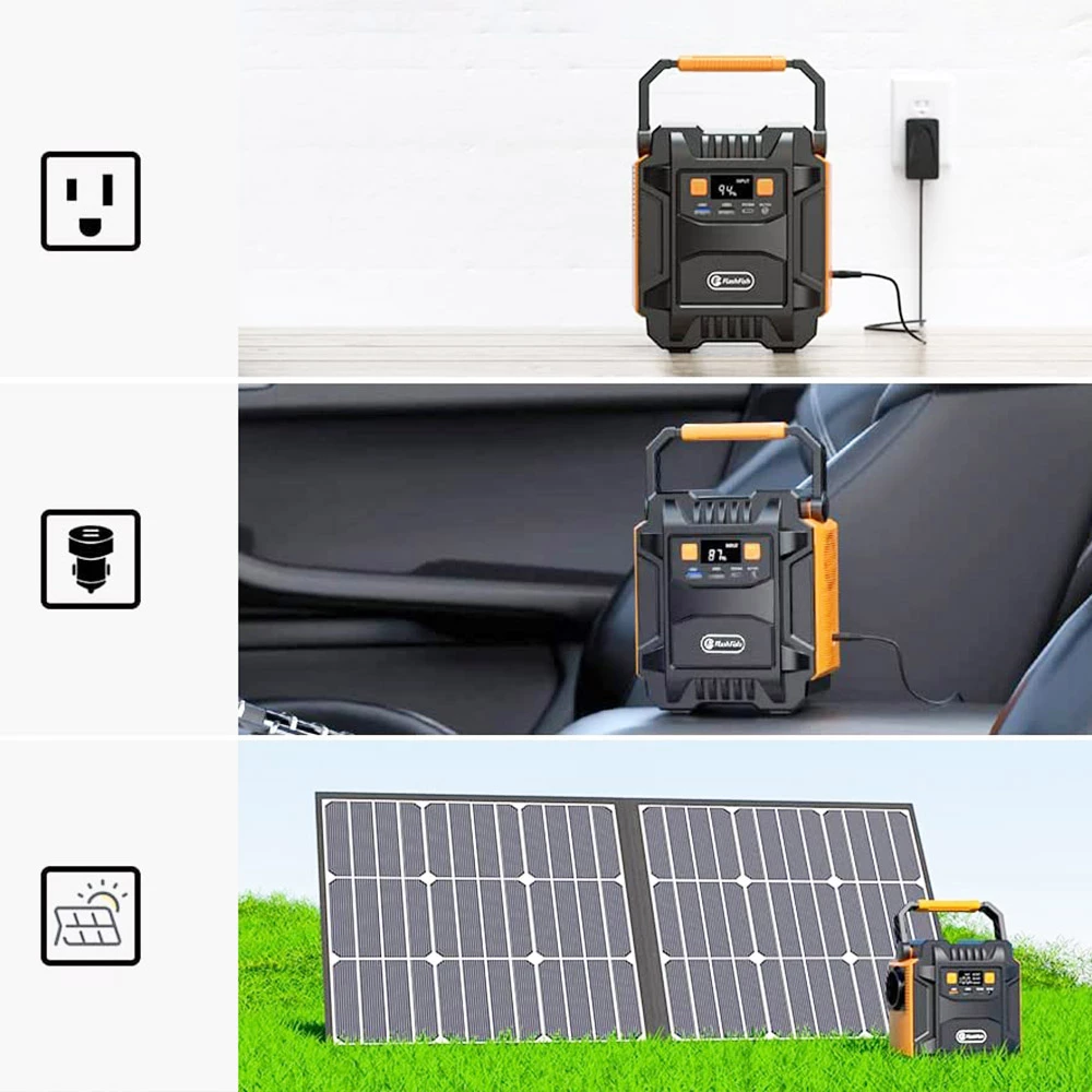 Flashfish A201 172WH 200W 220V Power Station + TSP 18V 100W Foldable Solar Panel Emergency Energy Kit With DC/USB Output 6 Flashfish A201 172WH 200W 220V Power Station + TSP 18V 100W Foldable Solar Panel Emergency Energy Kit With DC/USB Output - Image 4