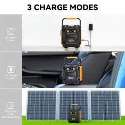 Flashfish A201 200W Portable Power Station, 172.8WH/48000mAh Solar Generator Backup Battery Pack with 220V AC Sockets - EU Plug -Sports Shop Flashfish A201 200W 172 8WH Portable Power Station EU Plug 517001 5