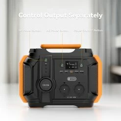 FF FlashFish A501 Portable Power Station 540Wh/500W (Peak 1000W) AC 230V Output Portable Solar Generator CPAP Battery Failure Provides Emergency Power Supply for Motorhomes/Vans Outdoor Camping -Sports Shop Flashfish A501 500W Portable Power Station 509241 3