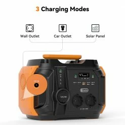 FF Flashfish A501 540Wh 500W Portable Power Station + TSP 18V 100W Foldable Solar Panel Emergency Energy Kit, AC 230V Output Portable Solar Generator CPAP Battery Failure Provides Emergency Power Supply for Motorhomes/Vans Outdoor Camping -Sports Shop Flashfish A501 540Wh 500W Portable Power Station Solar Panel 516895 5