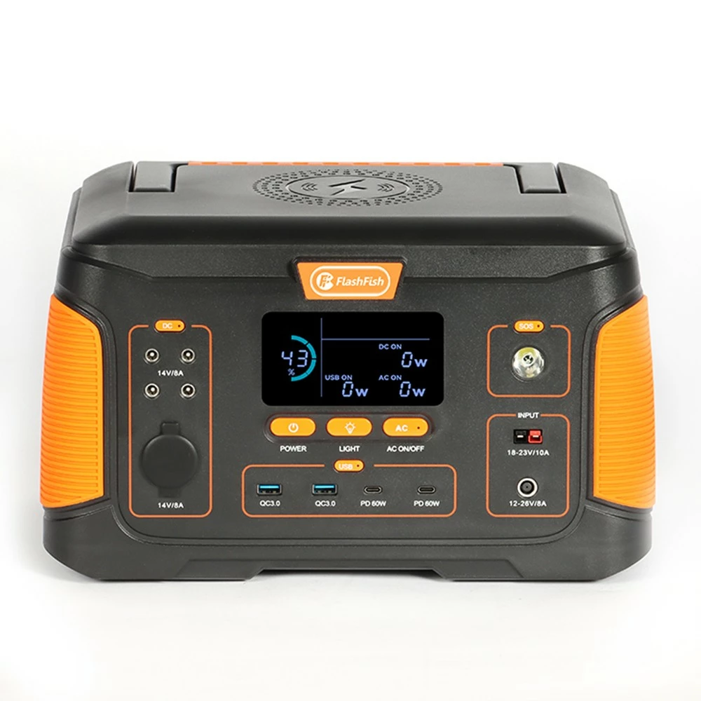 Flashfish J1000 Plus 1000W Portable Power Station, 932.4Wh/252000mAh Backup Solar Generator, 220V Pure Sine Wave AC Outlets, 15W Wireless Charging, LCD Display 5 Flashfish J1000 Plus 1000W Portable Power Station, 932.4Wh/252000mAh Backup Solar Generator, 220V Pure Sine Wave AC Outlets, 15W Wireless Charging, LCD Display - Image 3