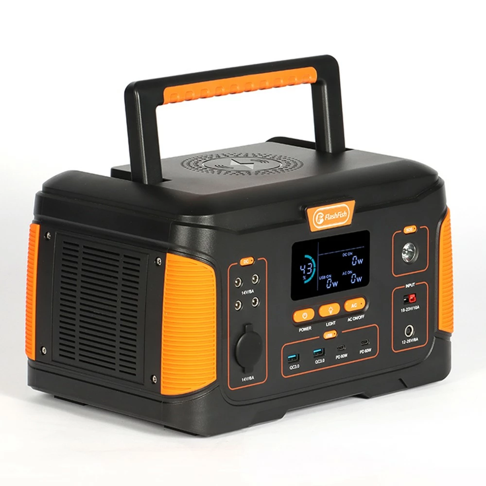 Flashfish J1000 Plus 1000W Portable Power Station, 932.4Wh/252000mAh Backup Solar Generator, 220V Pure Sine Wave AC Outlets, 15W Wireless Charging, LCD Display 7 Flashfish J1000 Plus 1000W Portable Power Station, 932.4Wh/252000mAh Backup Solar Generator, 220V Pure Sine Wave AC Outlets, 15W Wireless Charging, LCD Display - Image 5