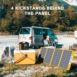 Flashfish TSP 18V/100W Foldable Solar Panel Portable Solar Charger with DC/USB Output -Sports Shop Flashfish TSP 18V 100W Foldable Solar Panel 516974 3