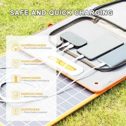 Flashfish TSP 18V/100W Foldable Solar Panel Portable Solar Charger with DC/USB Output -Sports Shop Flashfish TSP 18V 100W Foldable Solar Panel 516974 5
