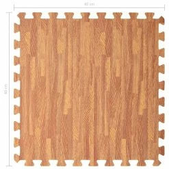 Floor Mats 12 pcs Wood Grain 4.32 ㎡ EVA Foam -Sports Shop Floor Mats 12 pcs Wood Grain 4 32 EVA Foam 432996 3