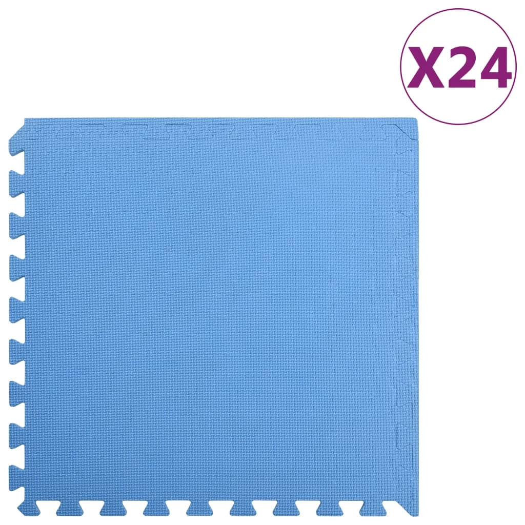 Floor Mats 24 pcs 8.64 ㎡ EVA Foam Blue 3 Floor Mats 24 pcs 8.64 ㎡ EVA Foam Blue