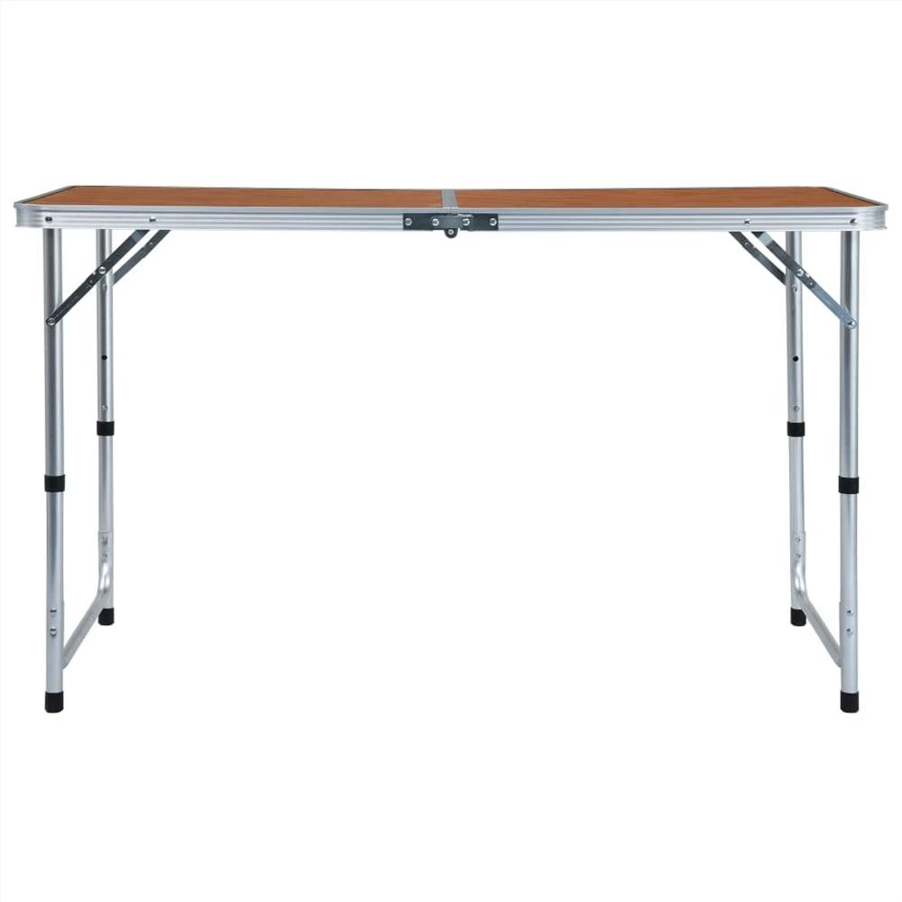Foldable Camping Table Aluminium 120x60 cm 5 Foldable Camping Table Aluminium 120x60 cm - Image 3