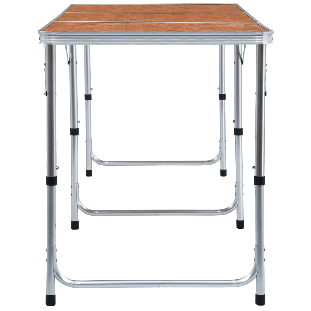 Foldable Camping Table Aluminium 180x60 cm 6 Foldable Camping Table Aluminium 180x60 cm - Image 4