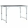 Foldable Camping Table Grey Aluminium 120x60 cm -Sports Shop Foldable Camping Table Grey Aluminium 120x60 cm 487602 0
