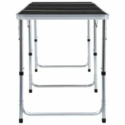 Foldable Camping Table Grey Aluminium 240x60 cm 11 Foldable Camping Table Grey Aluminium 240x60 cm -Sports Shop Foldable Camping Table Grey Aluminium 240x60 cm 432956 3