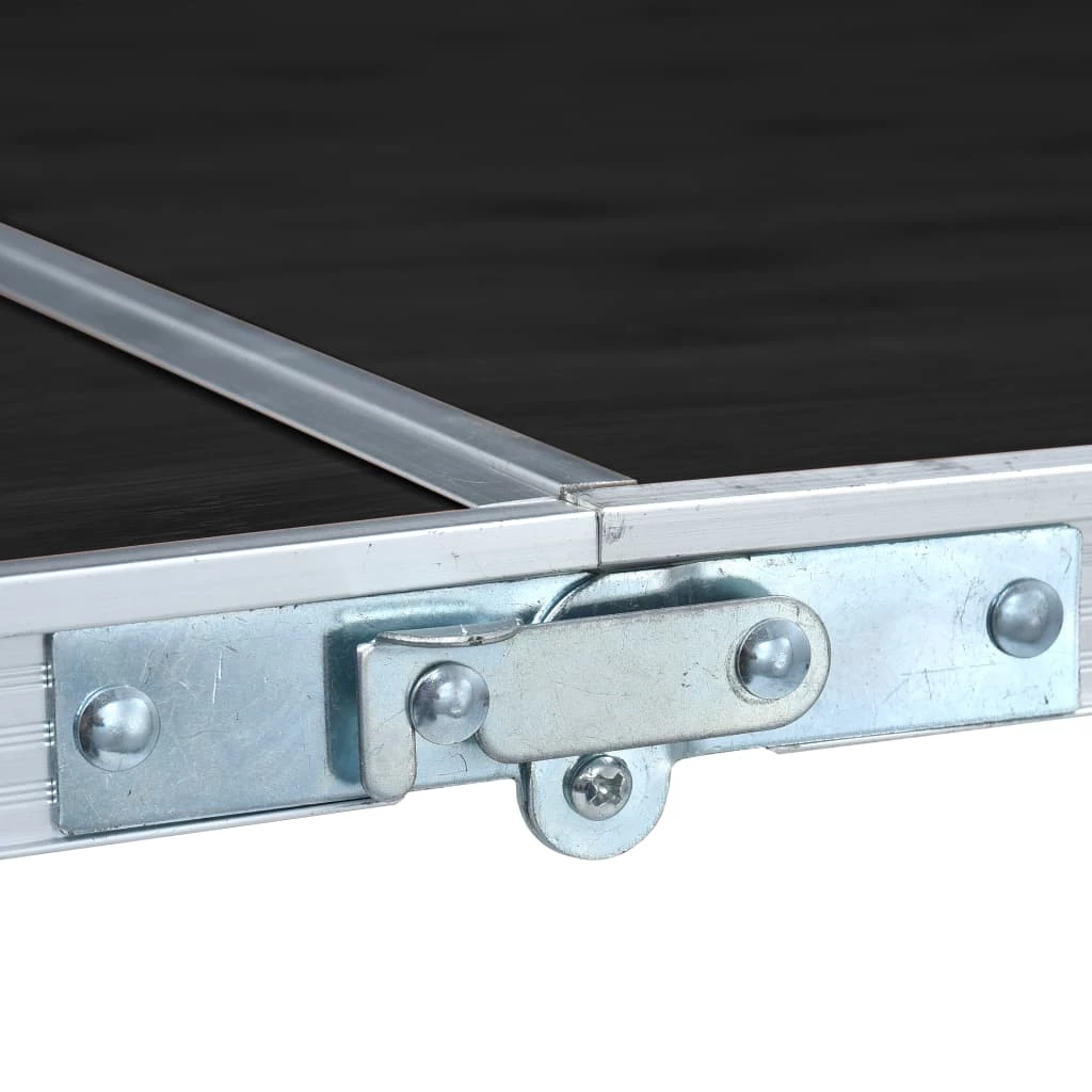 Foldable Camping Table Grey Aluminium 240x60 cm 8 Foldable Camping Table Grey Aluminium 240x60 cm - Image 6