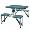 Foldable Camping Table Set with 4 Stools Aluminium Extra Light Green -Sports Shop Foldable Camping Table Set with 4 Stools Aluminium Extra Light Green 467392 0