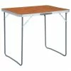 Foldable Camping Table with Metal Frame 80x60 cm -Sports Shop Foldable Camping Table with Metal Frame 80x60 cm 488765 0