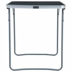 Foldable Camping Table with Metal Frame 80x60 cm Grey -Sports Shop Foldable Camping Table with Metal Frame 80x60 cm Grey 489044 2