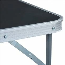 Foldable Camping Table with Metal Frame 80x60 cm Grey -Sports Shop Foldable Camping Table with Metal Frame 80x60 cm Grey 489044 5