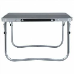 Folding Camping Table Grey Aluminium 60x40 cm 10 Folding Camping Table Grey Aluminium 60x40 cm -Sports Shop Folding Camping Table Grey Aluminium 60x40 cm 500170 2