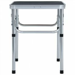 Folding Camping Table Grey Aluminium 60x45 cm -Sports Shop Folding Camping Table Grey Aluminium 60x45 cm 492279 2