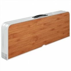 Folding Camping Table with 2 Benches Aluminium Brown 11 Folding Camping Table with 2 Benches Aluminium Brown -Sports Shop Folding Camping Table with 2 Benches Aluminium Brown 490981 3