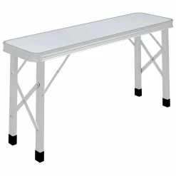 Folding Camping Table with 2 Benches Aluminium White 10 Folding Camping Table with 2 Benches Aluminium White -Sports Shop Folding Camping Table with 2 Benches Aluminium White 432974 2