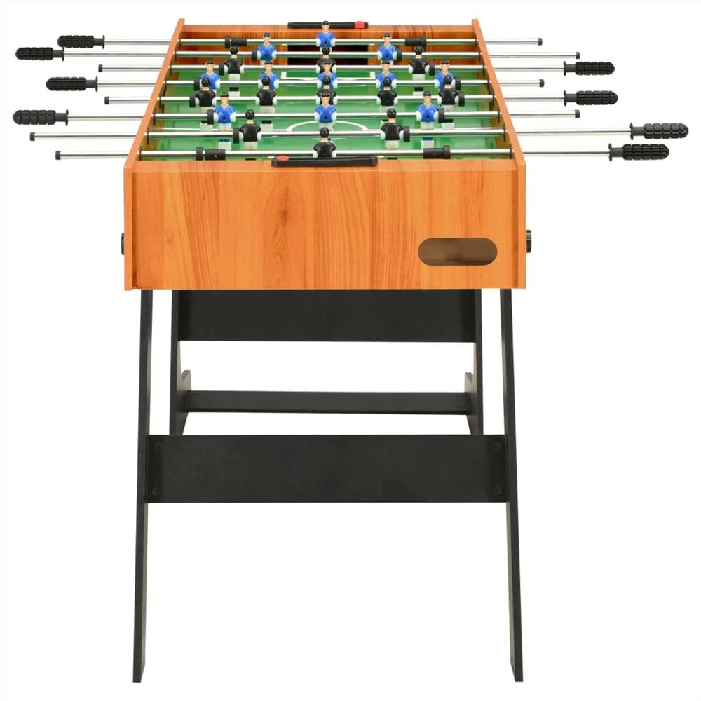 Folding Football Table 121x61x80 cm Light Brown 7 Folding Football Table 121x61x80 cm Light Brown - Image 5