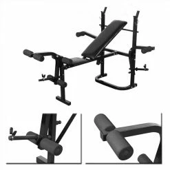 Folding Weight Bench Dumbbell Barbell Set Home Gym -Sports Shop Folding Weight Bench Dumbbell Barbell Set Home Gym 489264 5